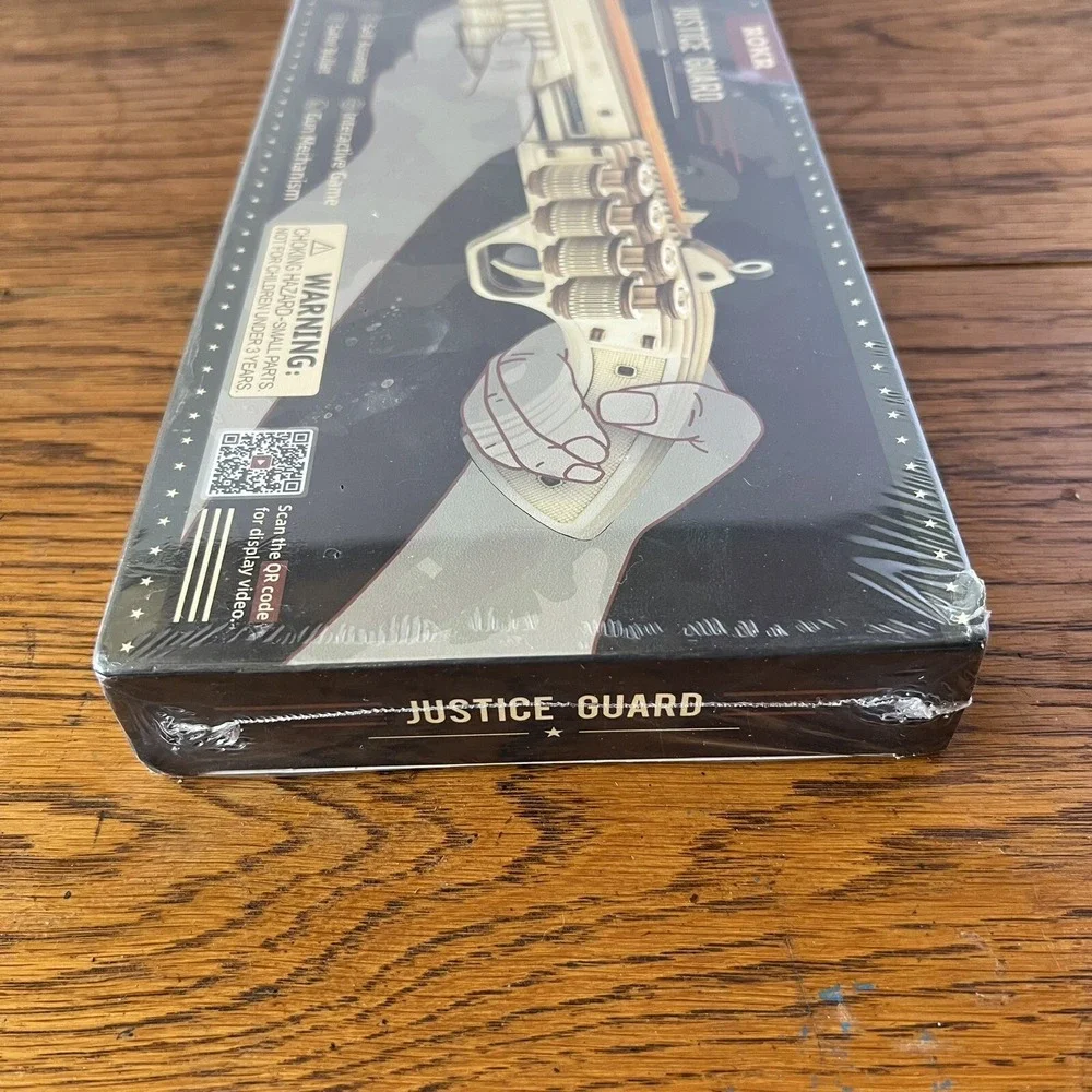 ROKR Justice Guard Terminator M870 3D Wooden Puzzle Rubber Band‎ New Sealed